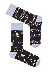 Skarpety Milena 0125-078 Trąbki I Saksofon 43-46