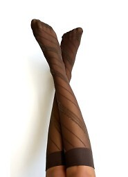 Podkolanówki Veneziana Spiga Lurex 15 den