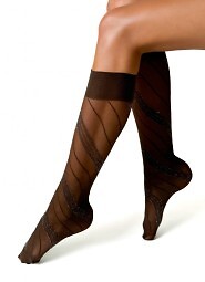 Podkolanówki Veneziana Spiga Lurex 15 den
