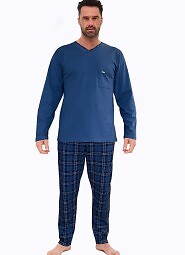 Piżama Cornette 122/210 Victor dł/r M-2XL męska