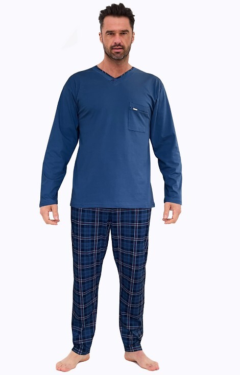 Piżama Cornette 122/210 Victor dł/r M-2XL męska