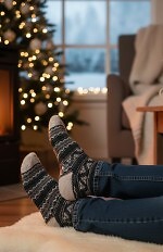 Skarpety WiK 21150 Nordic Wzór Męskie 39-46