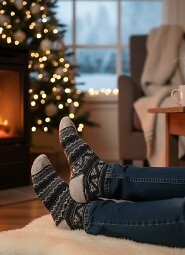 Skarpety WiK 21150 Nordic Wzór Męskie 39-46