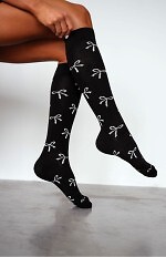 Podkolanówki Milena 0248-016 Kokardki 37-41