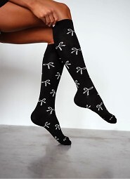 Podkolanówki Milena 0248-016 Kokardki 37-41