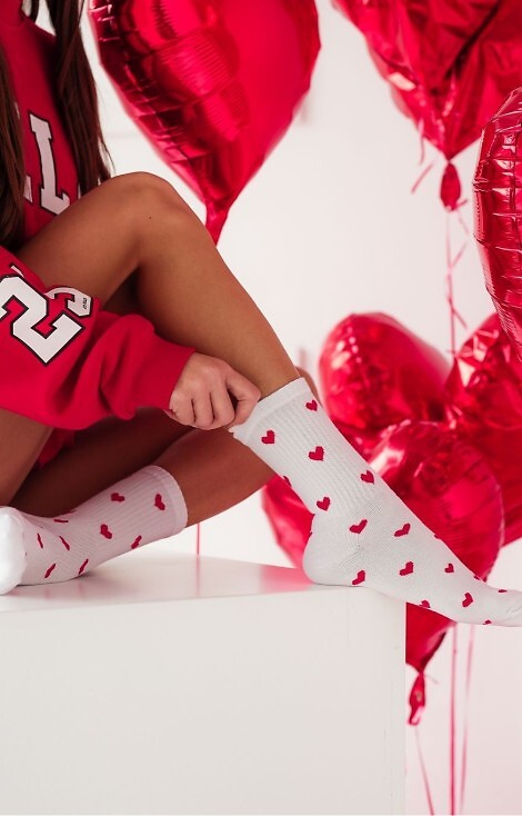 Skarpety Milena 0200-077 Drobne Serduszka 37-41