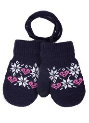 Rękawiczki YOCLUB RED-0020G Sznurek