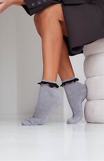 Skarpety Milena 0897 Koronka Damskie 37-41