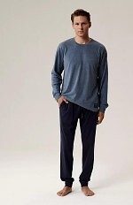 Piżama Atlantic NMP-387 dł/r S-4XL