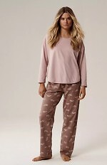 Piżama Atlantic NLP-501 dł/r S-2XL