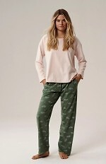 Piżama Atlantic NLP-501 dł/r S-2XL