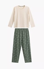 Piżama Atlantic NLP-501 dł/r S-2XL