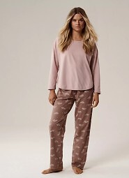 Piżama Atlantic NLP-501 dł/r S-2XL