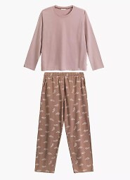 Piżama Atlantic NLP-501 dł/r S-2XL