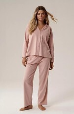 Piżama Atlantic NLP-503 dł/r S-2XL rozpinana