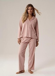 Piżama Atlantic NLP-503 dł/r S-2XL rozpinana