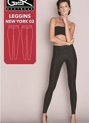 Legginsy Gatta 44123 New York 02 XS-XL