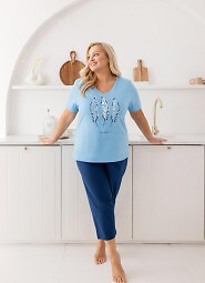 Piżama Regina 742 kr/r XL-5XL W26 damska