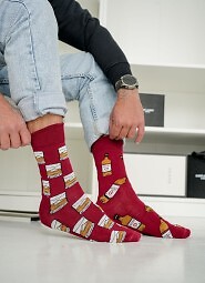 Skarpety Milena Avangard 0125-074 Whisky nie do pary 39-46