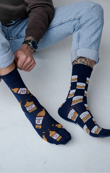 Skarpety Milena 0125-074 Whisky