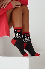 Skarpety Milena 0200-151 I Love My Boyfriend 37-41