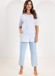 Piżama Regina 738 kr/r M-XL W26 damska rozpinana