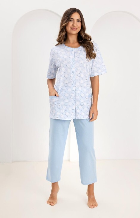 Piżama Regina 738 kr/r M-XL W26 damska rozpinana