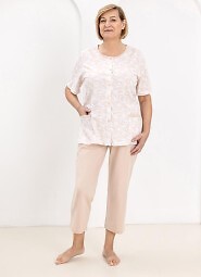 Piżama Regina 738 kr/r 2XL-3XL W26 damska rozpinana