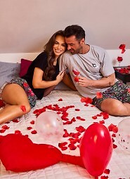 Piżama Cornette 520/334 Love Symbols kr/r S-XL