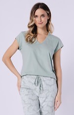 Piżama Leveza 1727 Eleonora kr/r M-2XL