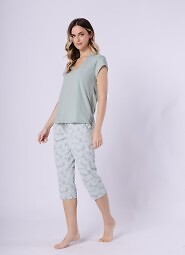 Piżama Leveza 1727 Eleonora kr/r M-2XL