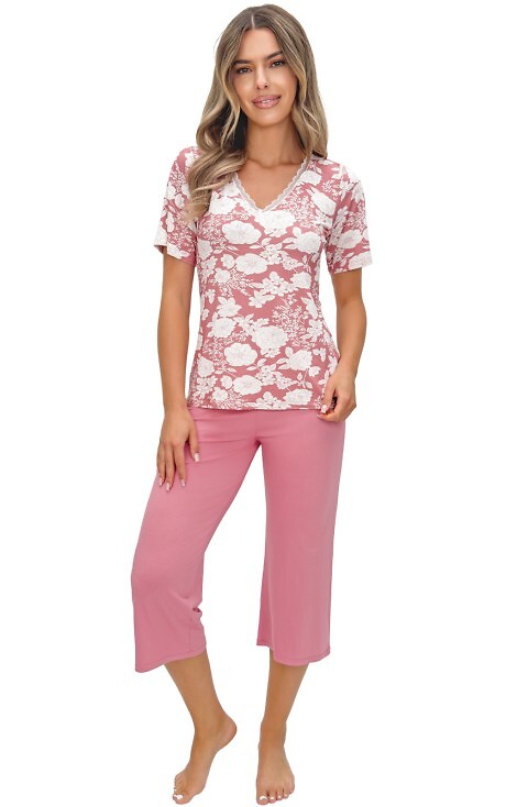 Piżama Donna Tina 3/4 kr/r S-2XL