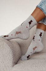 Skarpety Milena 0200-205 Koty I Serduszka 37-41