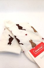 Skarpety Milena 0200-205 Koty I Serduszka 37-41
