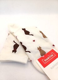 Skarpety Milena 0200-205 Koty I Serduszka 37-41