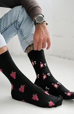 Skarpety Milena 0125-137 Wino nie do pary 39-46