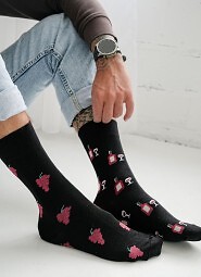 Skarpety Milena 0125-137 Wino nie do pary 39-46