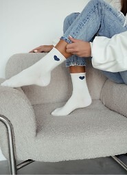 Skarpety Milena 0200-204 Serce 37-41