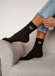 Skarpety Milena 0200-204 Serce 37-41