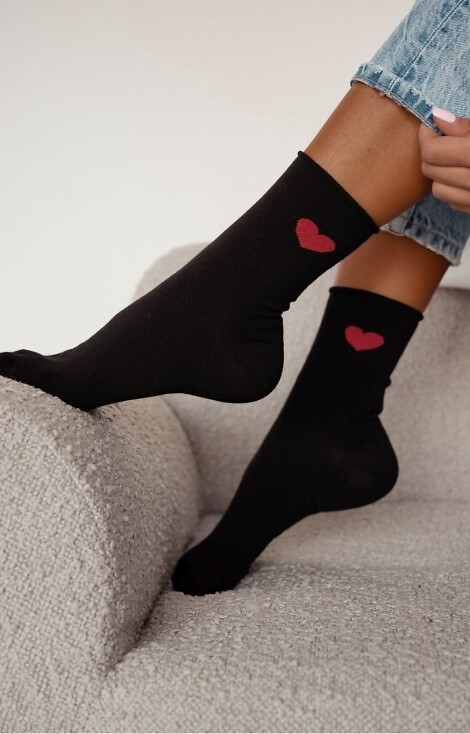 Skarpety Milena 0200-204 Serce 37-41