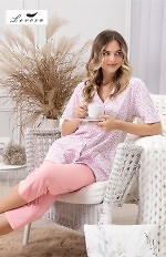 Piżama Leveza 1722 Odetta kr/r M-2XL