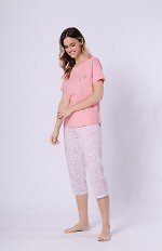 Piżama Laveza 1721 Oksana kr/r M-2XL