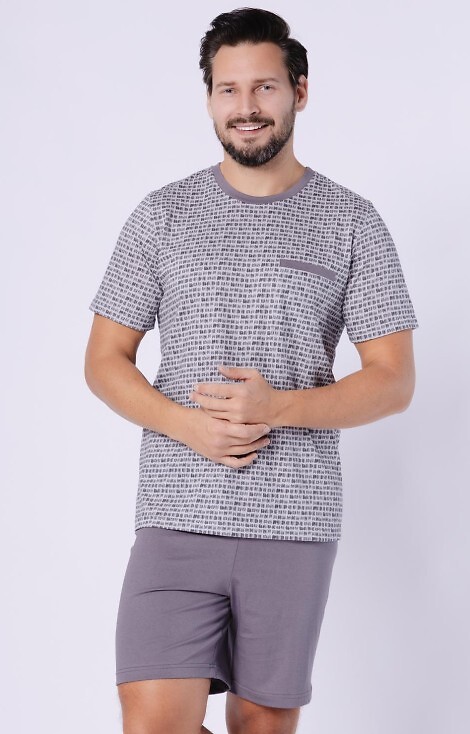 Piżama Hotberg 1751 Karol kr/r M-2XL