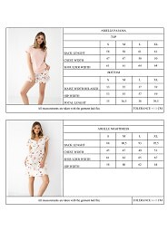Piżama Sensis Arielle kr/r S-XL