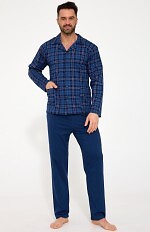Piżama Cornette 114/84 dł/r S-2XL męska rozpinana