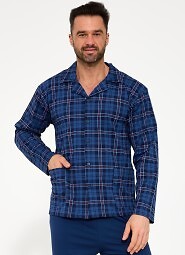Piżama Cornette 114/84 dł/r S-2XL męska rozpinana