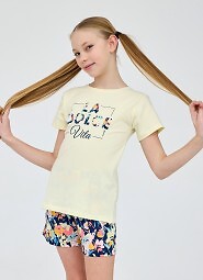 Piżama Cornette Young Girl 788/114 Dolce Vita kr/r 134-164