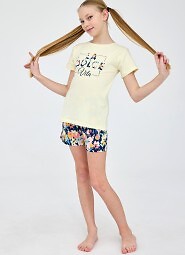 Piżama Cornette Young Girl 788/114 Dolce Vita kr/r 134-164