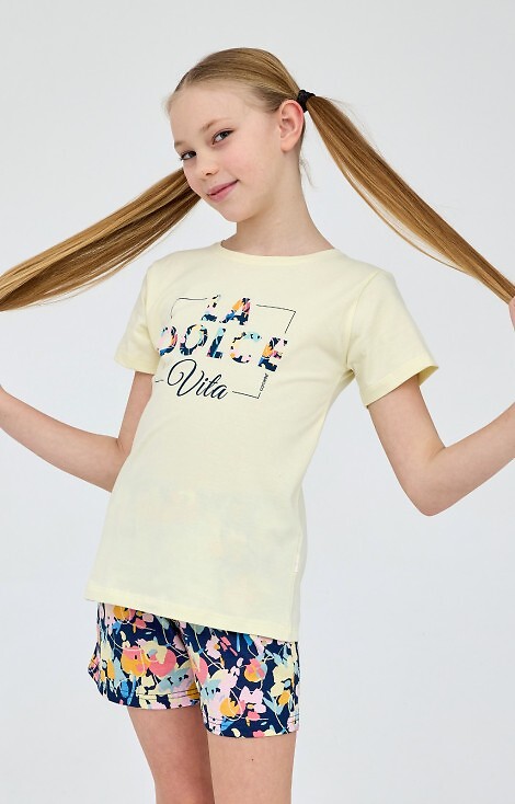Piżama Cornette Young Girl 788/114 Dolce Vita kr/r 134-164