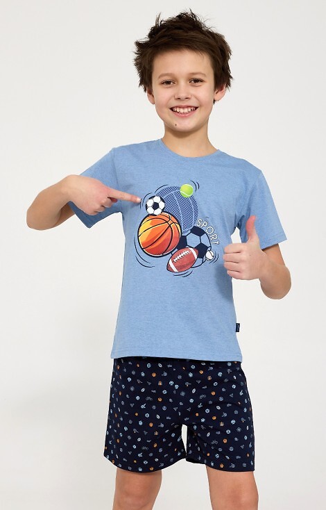 Piżama Cornette Young Boy 790/126 Sport kr/r 134-164